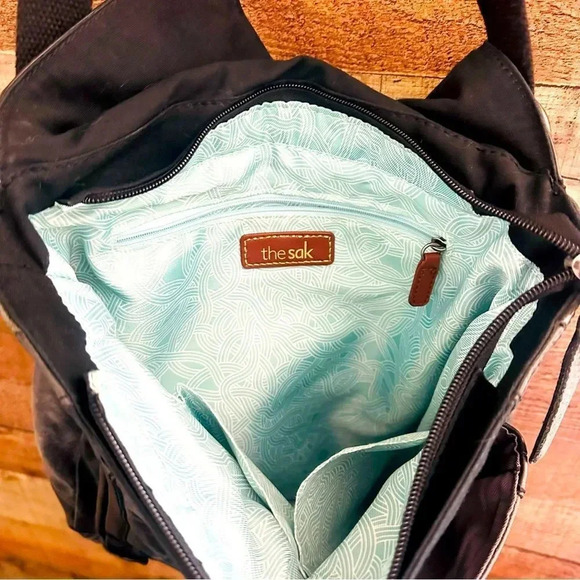 The Sak Ventura II Distressed Leather Convertible Backpack/Crossbody - Picture 12 of 16